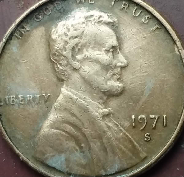 1971-S-Lincoln-Penny.--Is-This-Machine-Doubling?