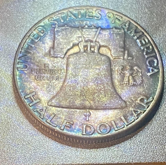 1956-Benjamin-Franklin-Half.-Dollar-Beautiful-Tone
