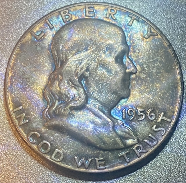 1956-Benjamin-Franklin-Half.-Dollar-Beautiful-Tone