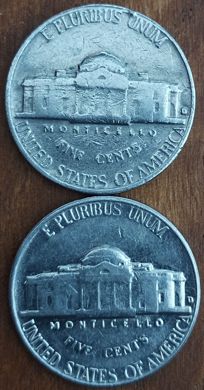 1964-And-1964-Nickel-D-Difference