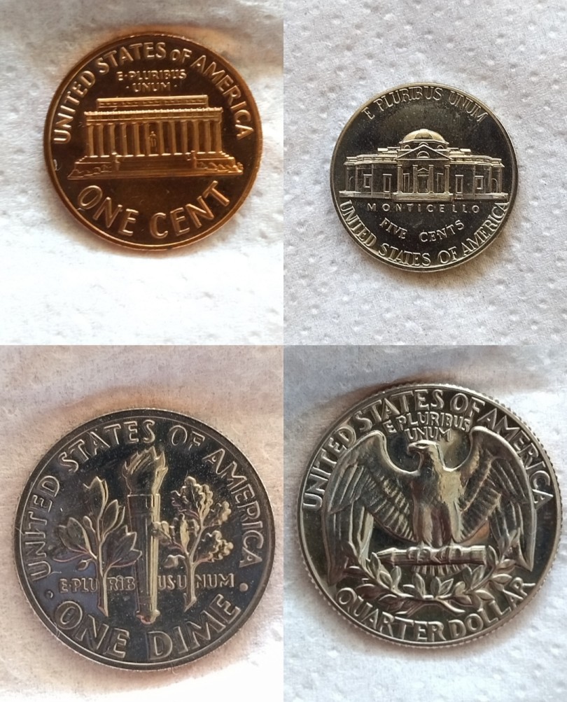 1971-S-Proof-Coins---Cent-To-Quarter