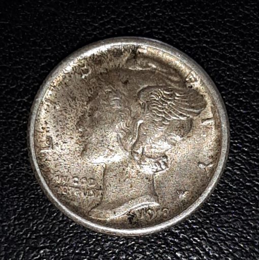 90%-Junk-Silver-Find:-1918-S-Dime-For-Grading