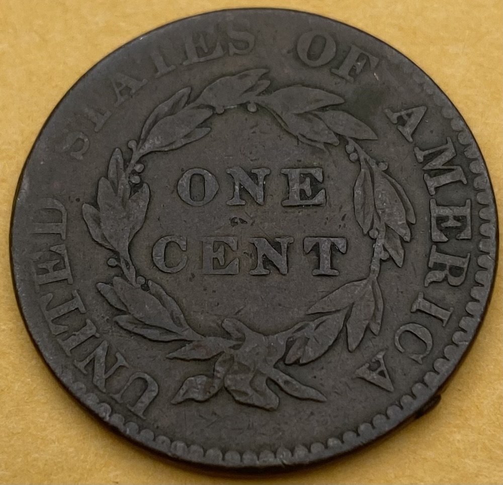 1822-Coronet-1-Cent--N-2?,-R-3