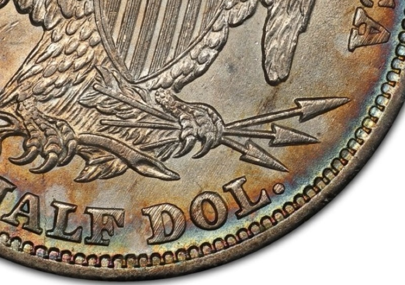 1838-Capped-Bust-Half---What-Causes-The-Lines-On-This-Coin?