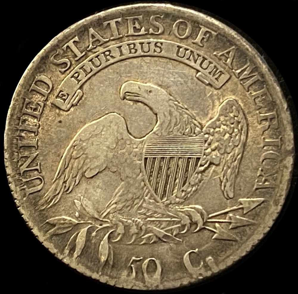 1814-Capped-Bust-Half-O-108A--E-Over-A---Keep-Or-Return,-What's-Your-Vote?