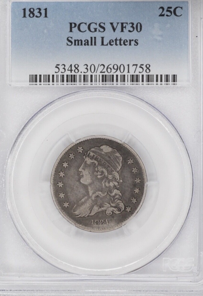 1831-Capped-Bust-Quarter-PCGS-Grade?