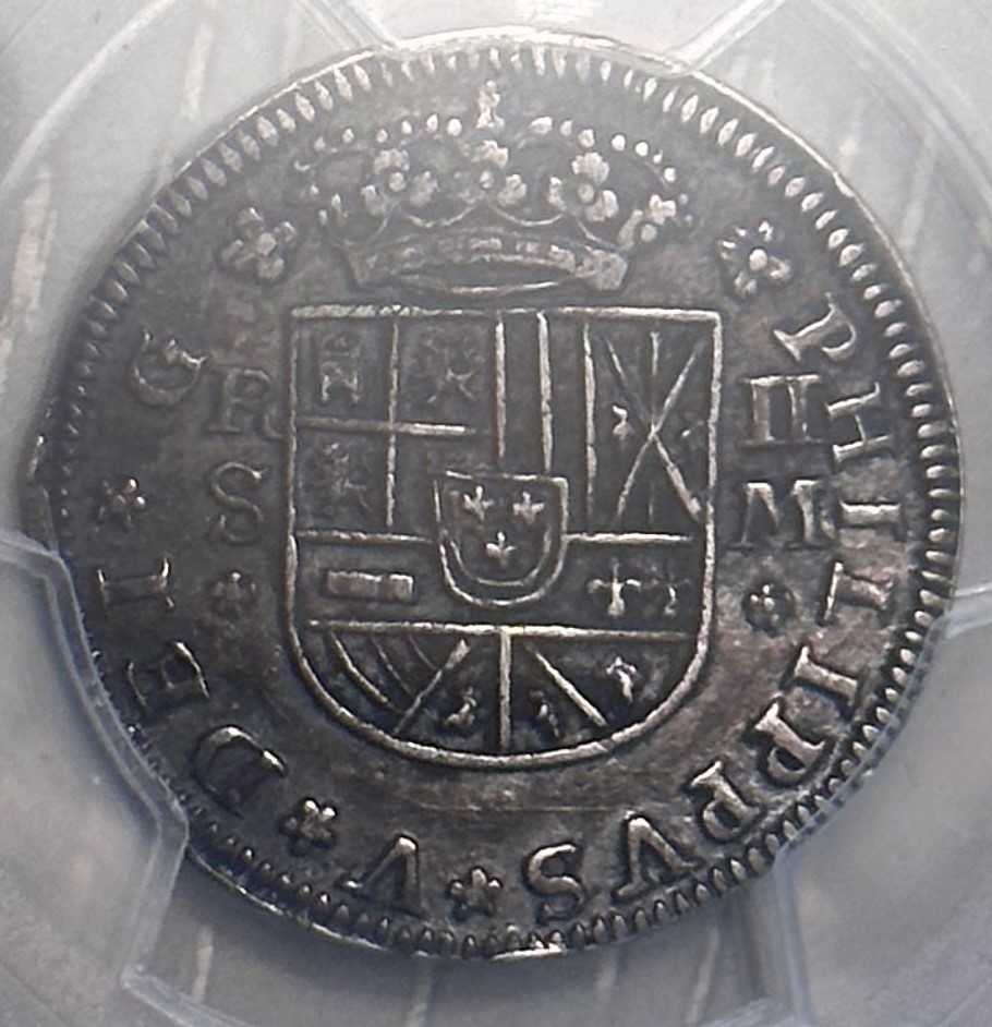 1718-Spain-Calico-2-Reales,-PCGS-Vs-You