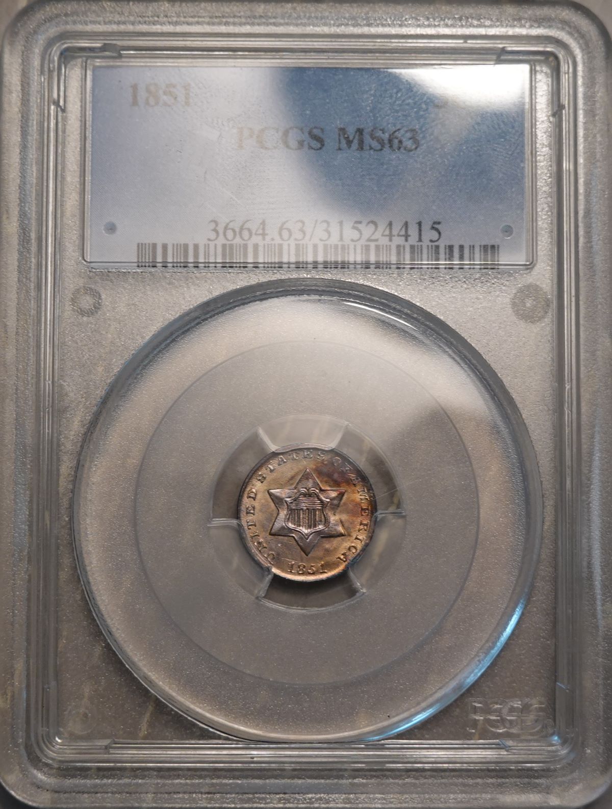 1851-Silver-Three-Cent-Piece-PCGS-Vs-You