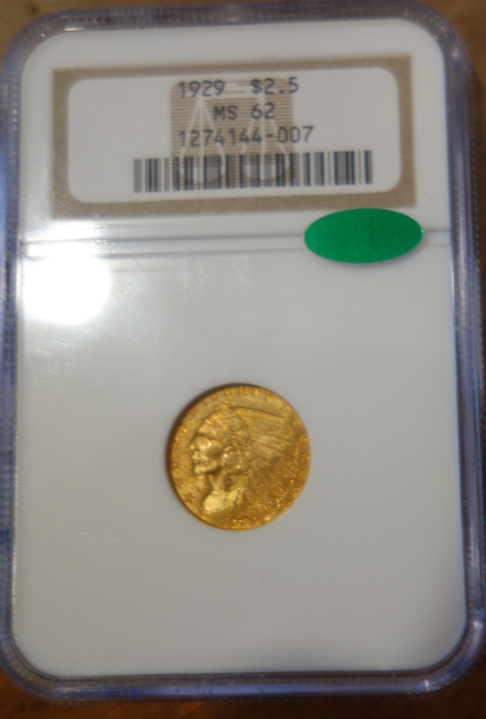 1929-Indian-Quarter-Eagle-Ngc-And-CAC-Vs-You