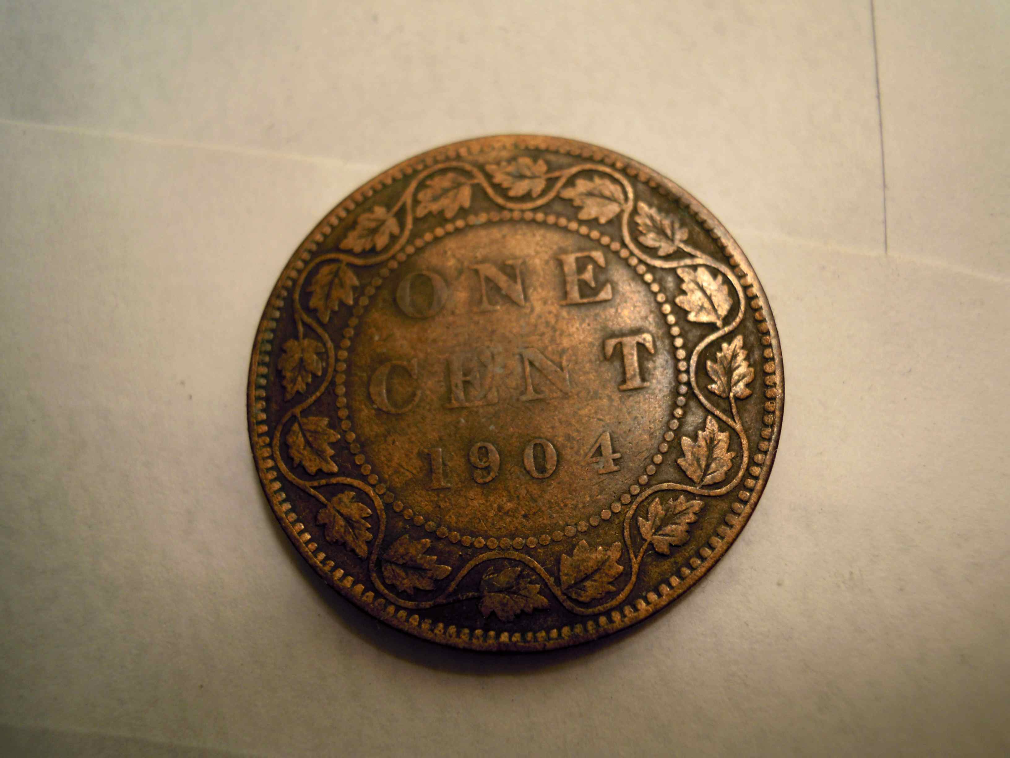 1904-Cent-Strange-Error---Folded-Metal?