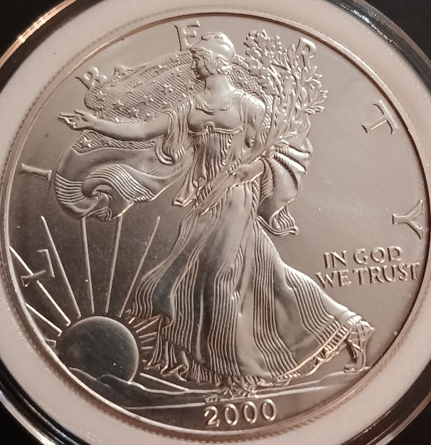 Silver-Eagle-2000-Dent-On-T