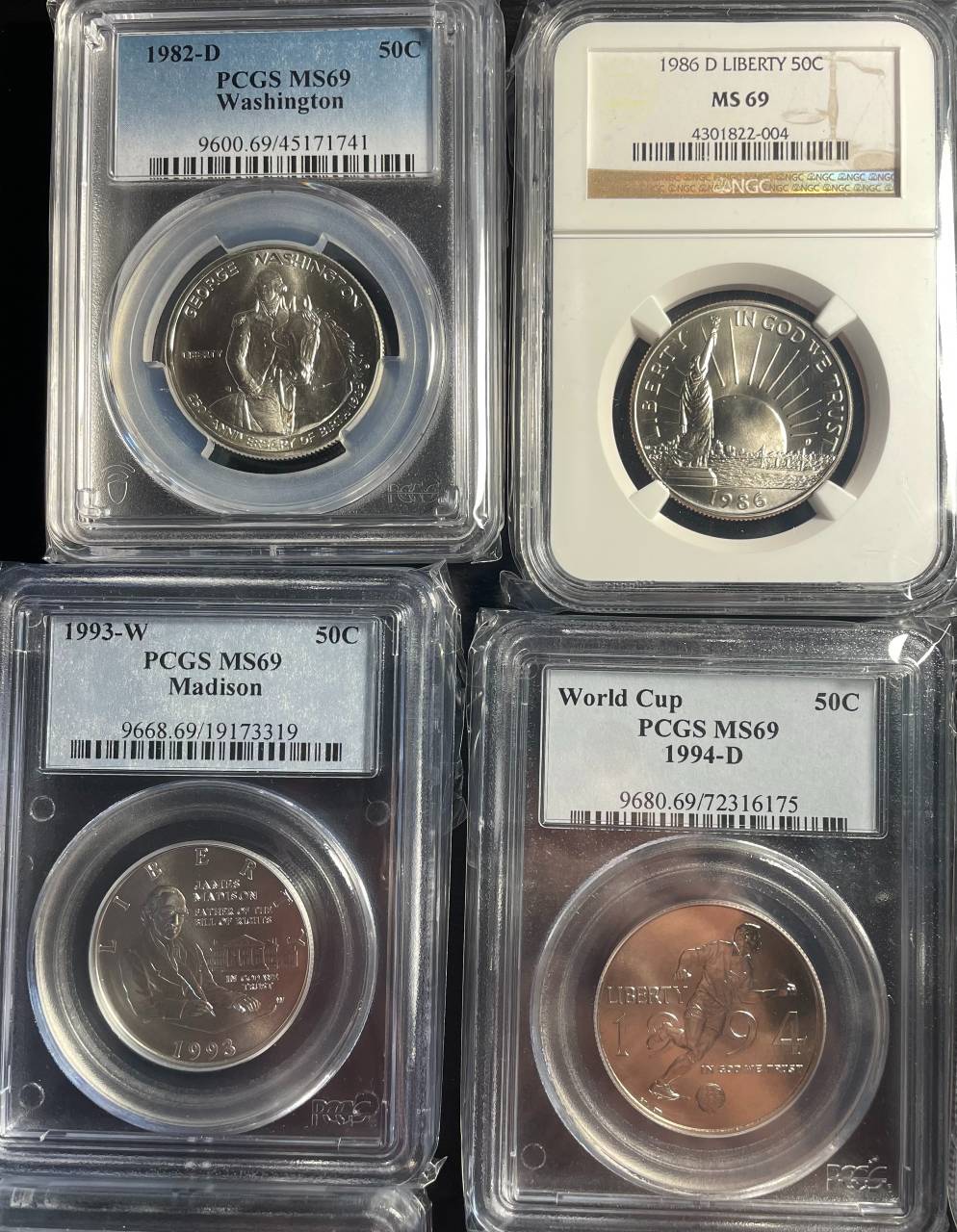Modern-Commemorative-Half-Graded-Set