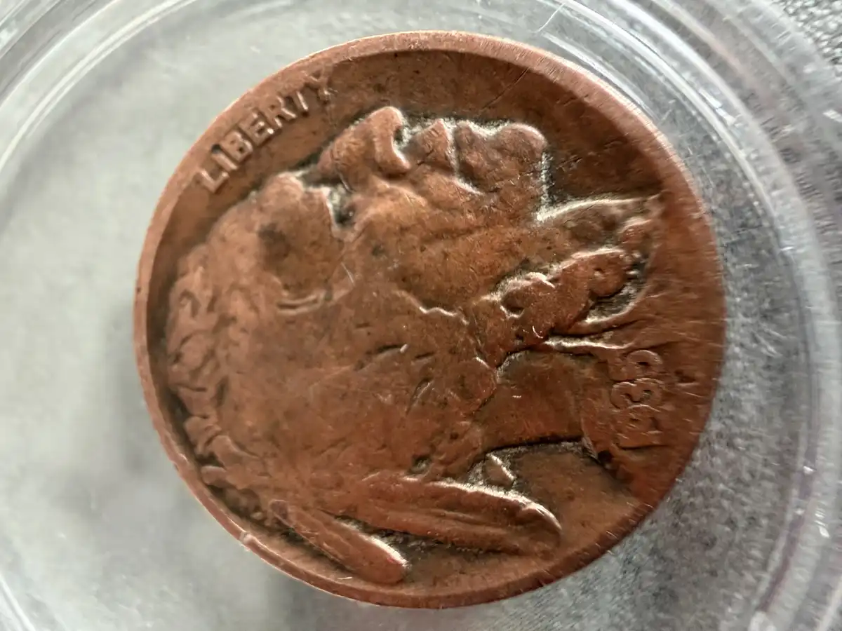 Copper--1935-Buffalo-Nickel
