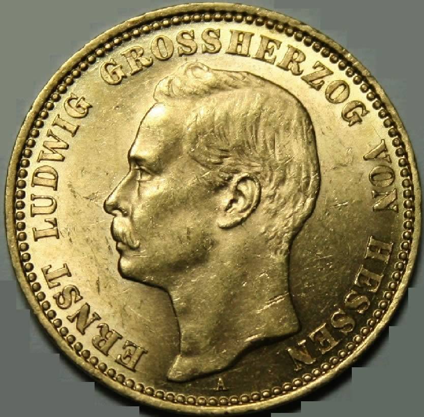 20-Mark-Hessen-Germany-1911