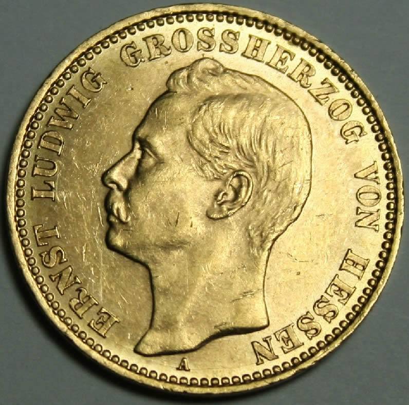 20-Mark-Hessen-Germany-1911