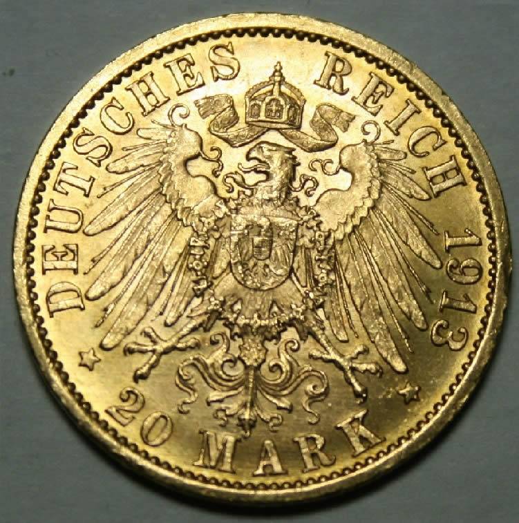 20-Mark-Prussia-Germany-1913