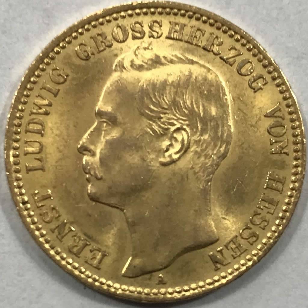 20-Mark-Hessen-Germany-1911