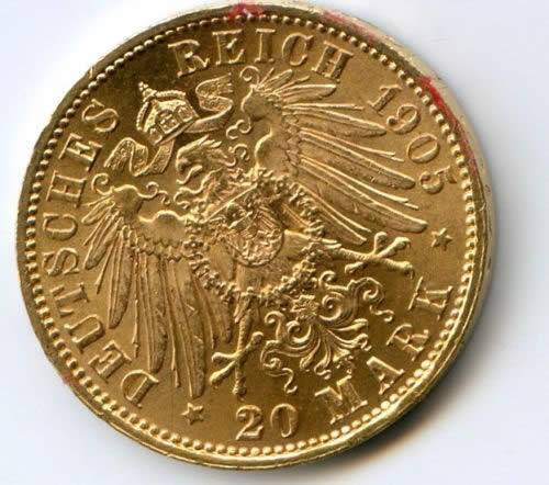 20-Mark-Saxony-Germany-1905