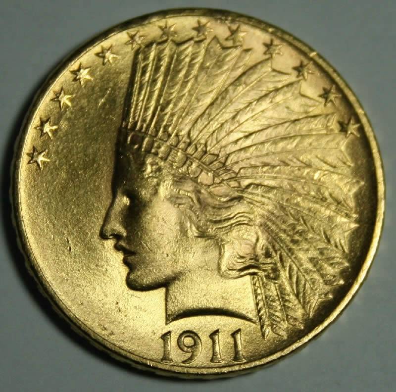 1911-10-Dollar-Gold-Indian-Head