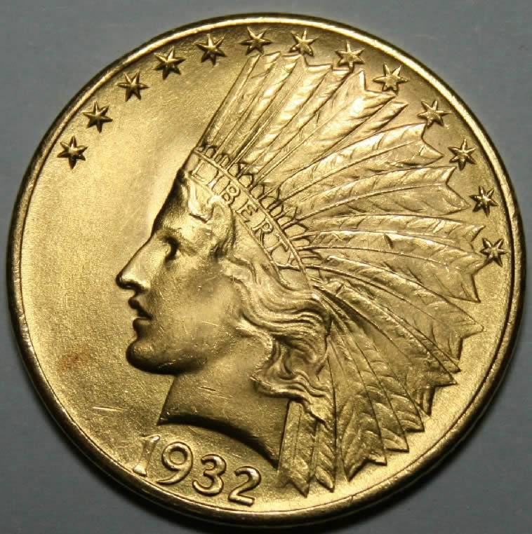 1932-10-Dollar-Gold-Indian-Head