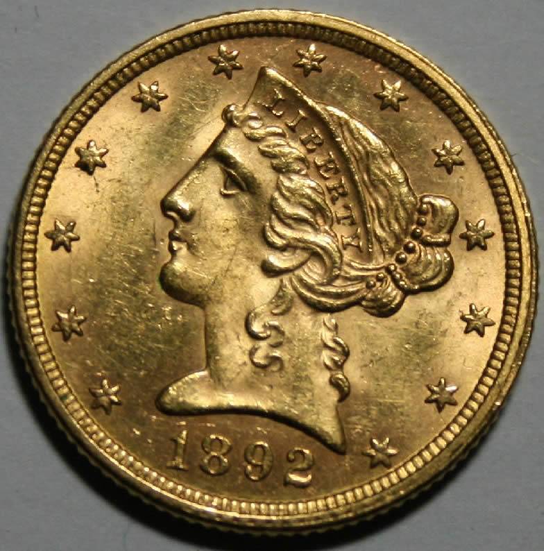 1892-5-Dollar-Gold-Lady-Liberty