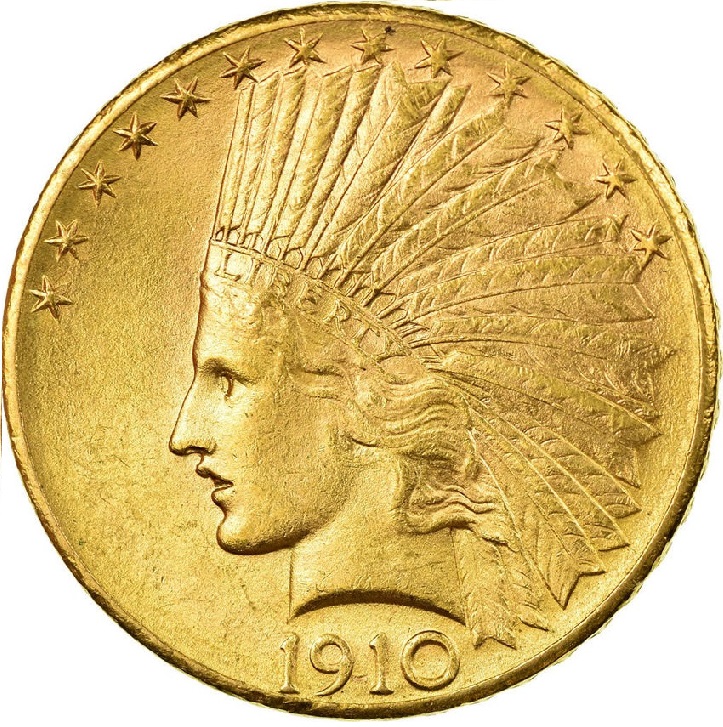 Your-Opinion:-10-Dollar-1910-D-Indian-Head