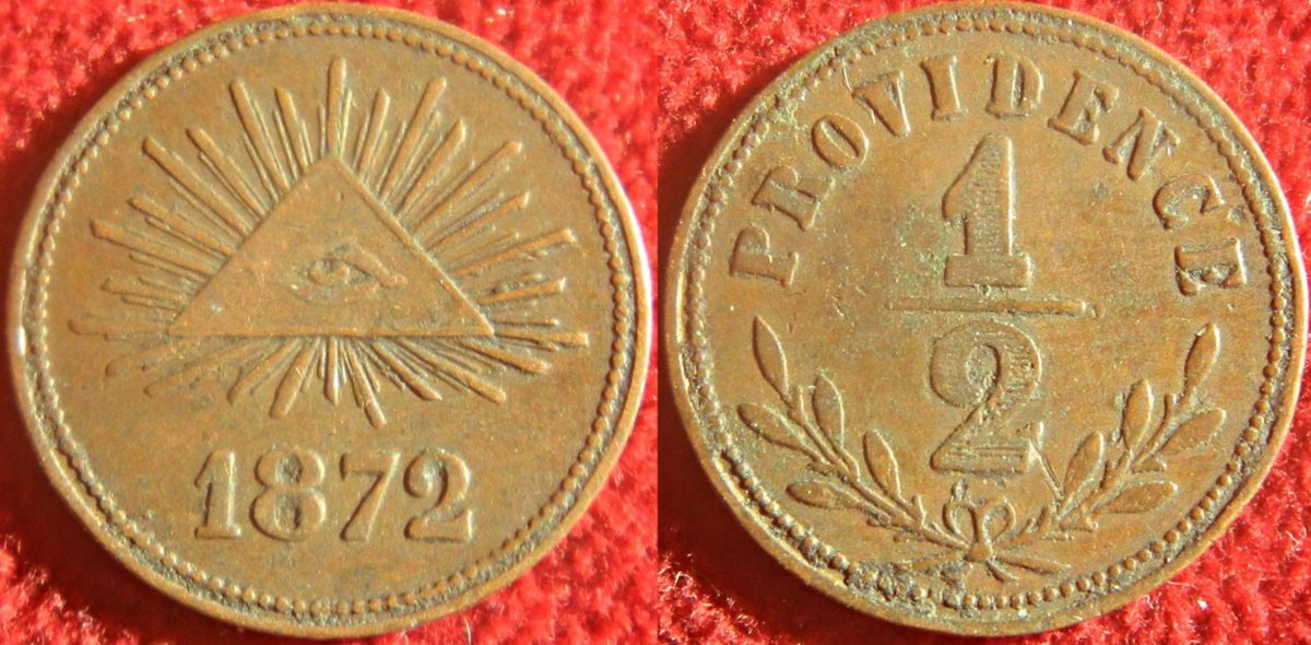Masonic-Tokens,-Coins-And-Counter-Stamped-Pennies