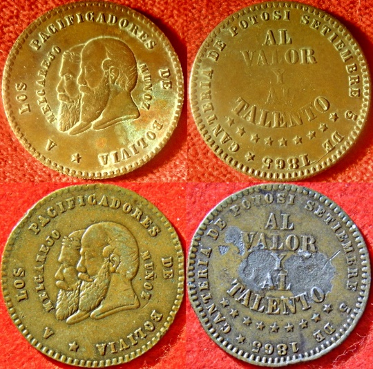 1865-Bolivia-1/2-Melgarejo
