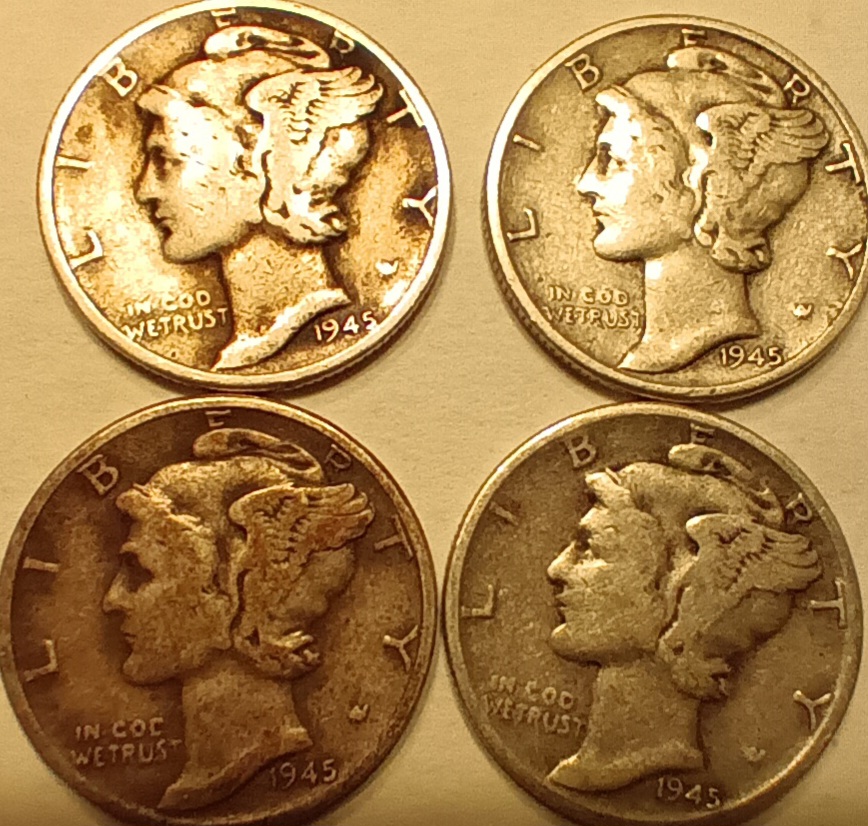4-1945-Mecury-Dimes.-But-No-S