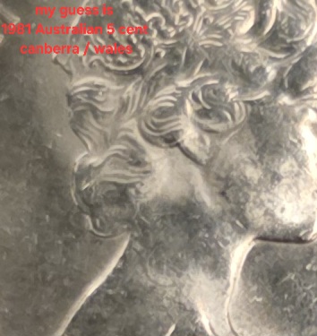 1981-Australian-5-Cent-Die-Clash-Reverse/Obverse