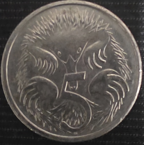2013-Australian-5-Cent-With-Multiple-Cuds-On-Lettering-On-Coin