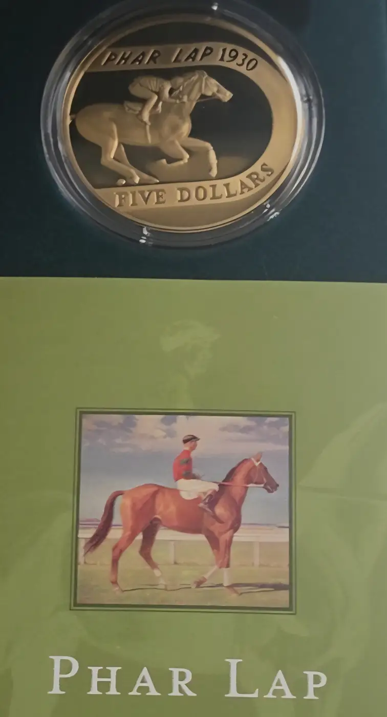 Australian-$5-Proof-Coin-Phar-Lap