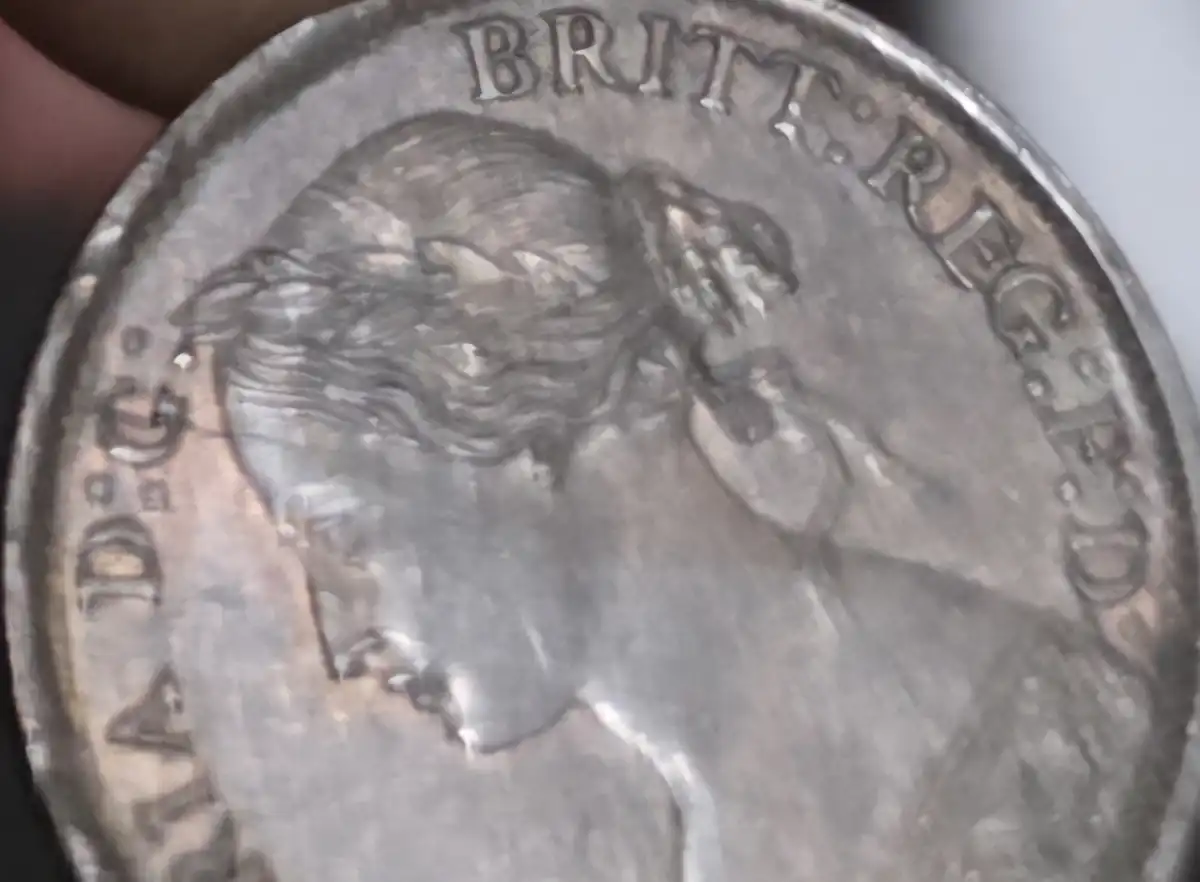 1861-Victoria-Farthing--Double-Die-On--I,-T-And-Maybe-R-In-Victoria-And-Die-Crack-Through-G-Too-For
