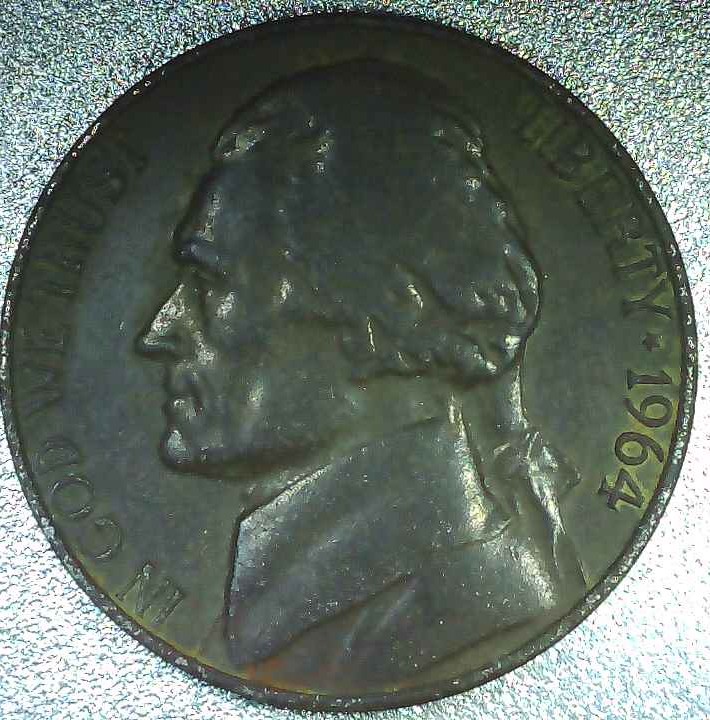1964-P--Jefferson-Nickel-Black-Beauty