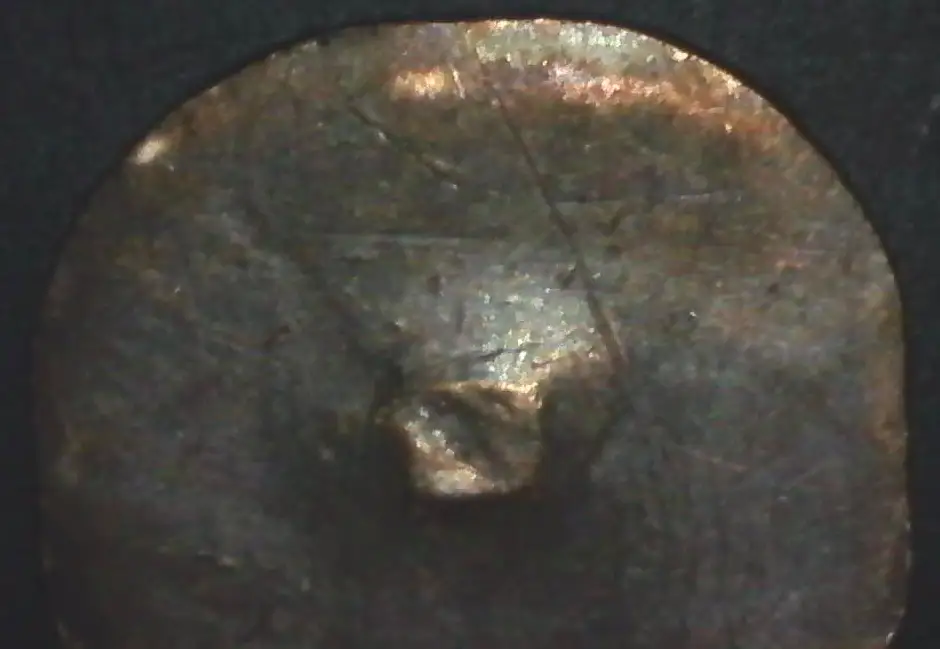 Square-Shaped-Penny-One-Side-Lincoln-Memorial-Other-Blank.
