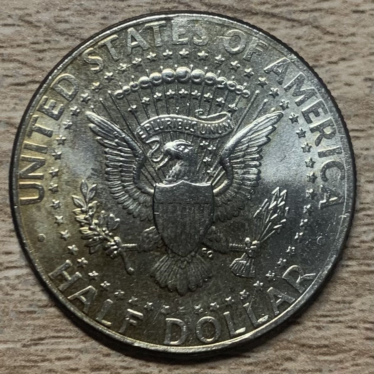 1996-P-Kennedy-Half-Dollar-Abnormal-Rim-&-Edge?