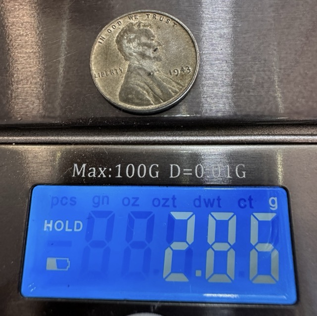 1943-Steel-Cent,-Extra-Cud?