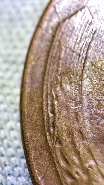 1955-Lincoln-Cent--Poor-Man's-DD,-Die-Crack,-Retained-Cud,-Die-Chip-
