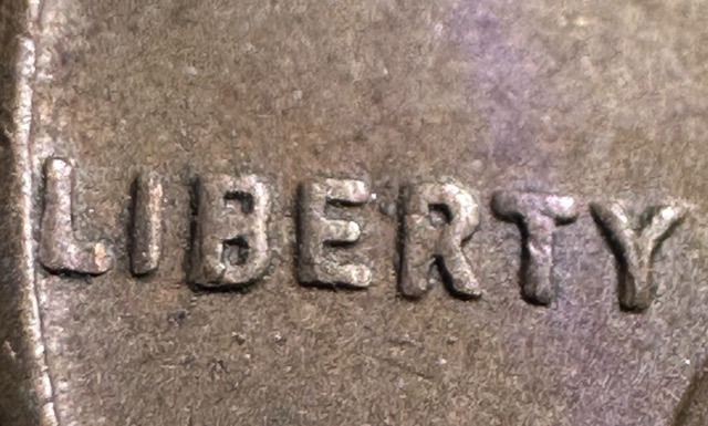 1967-Lincoln-Cent--Die-Chip,-MD-