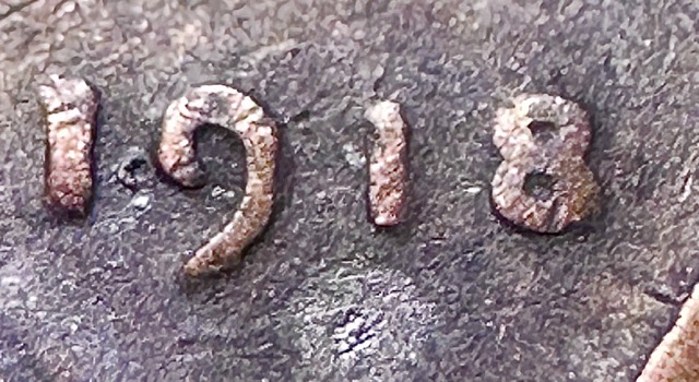 1918-Lincoln-Wheat-Cent--Die-Crack-Or-Lam?