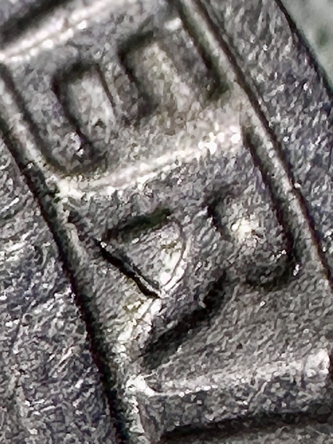 1985-P-Washington-Quarter--Die-Crack-