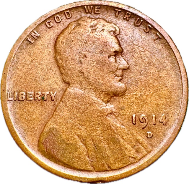 1914-D-Lincoln-Cent--Grade-