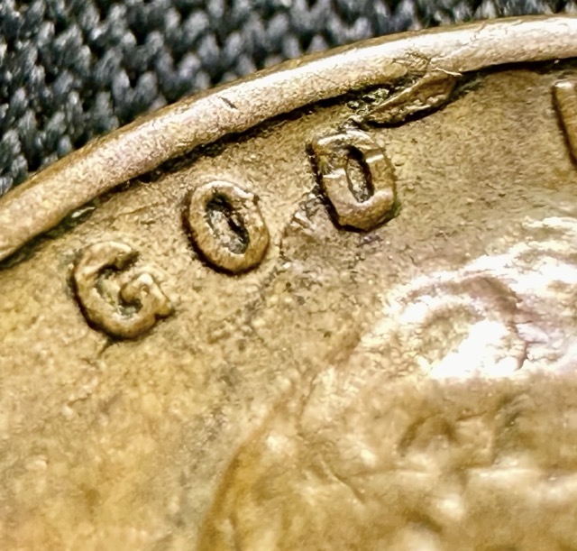 1932-Lincoln-Cent-Lamination+retained-Cud?