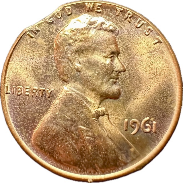 1961-Lincoln-Cent-Clipped