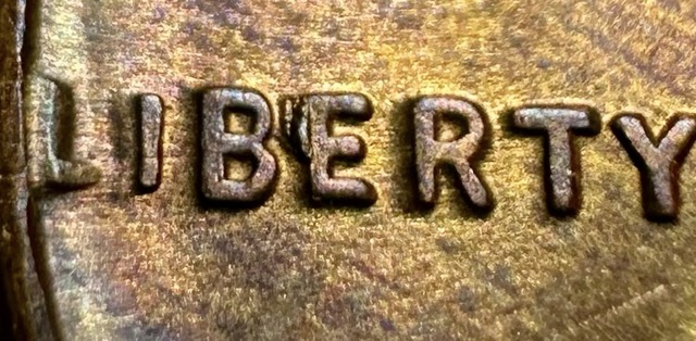 1956-Lincoln-Cent-Bie,-Cracked-Skull,-Die-Crack-And-Retained-Cud?