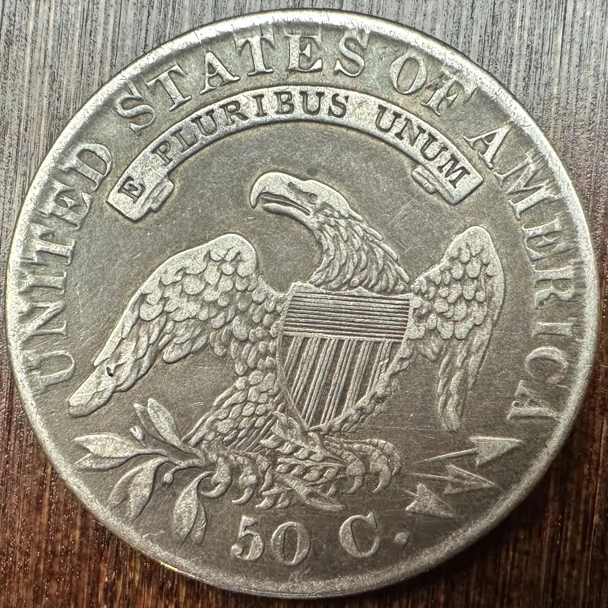 1832-50-Cents-Capped-Bust-Lettered-Edge---Edge-Lettering-Error?