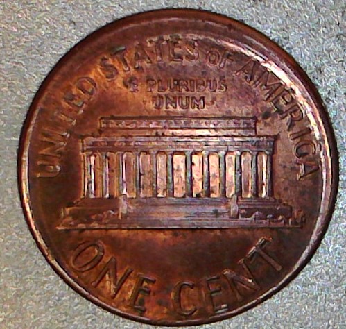 1989-Lincoln-Memorial-Cent,-Maybe-Mad,-Off-Centered?