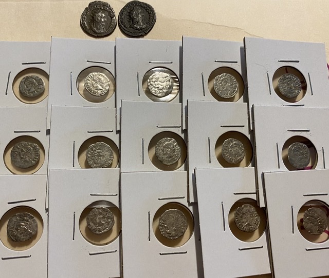 Valerian-I-Silver-Antoninianus,-Ludwig-I-Unique-Strike,-Looks-Like-A-Zombie