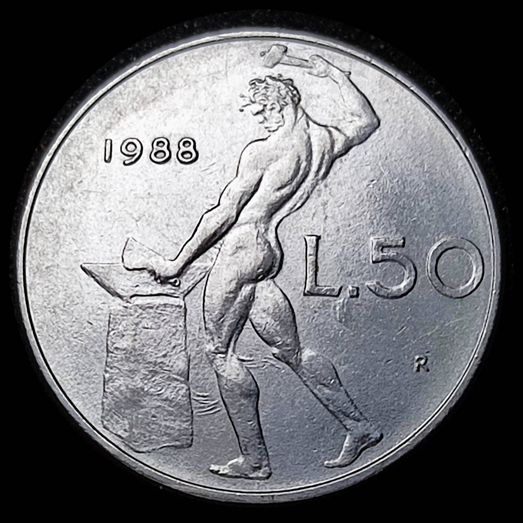 50-Lire-1988-Italy-Die-Clash