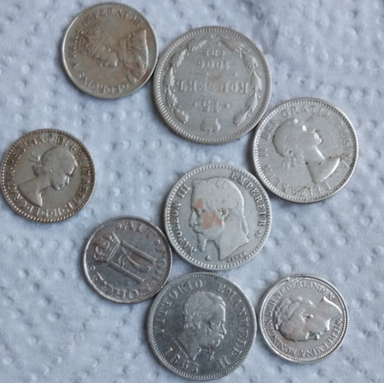 Red-Spots/Stains-On-Silver-Coins